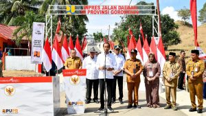 5 Ruas Jalan Inpres di Gorontalo Senilai Rp161 Miliar, Diresmikan Jokowi