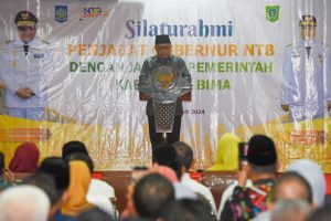 Silaturrahmi Dengan Jajaran Pemkab Bima, Pj Gubernur NTB: Tugas Kita Pasca Pemilu Adalah Merajut Kembali Suasana Kebersamaan di Tengah Masyarakat