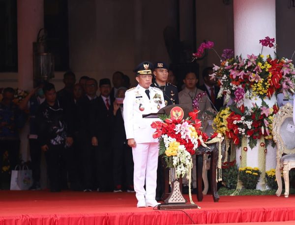 Hadiri Peringatan Hari Otda ke XXVII di Surabaya, Ini Kata Pj Bupati Muba H Sandi Fahlepi