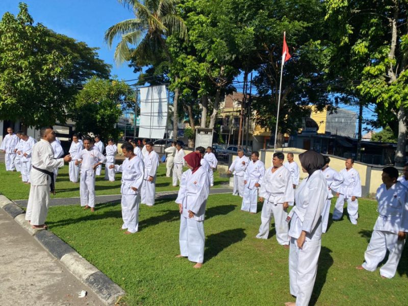 59 Personil Polresta Mataram Ikuti Ujian Beladiri Polri UKP Periode 1 Juli 2024