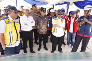 Sambut Kunjungan Menteri PUPR RI Tinjau Tol Trans Sumatera, Pj. Bupati Banyuasin Usulkan Pembangunan Infrastruktur di Banyuasin