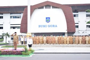 Hari Pertama Kerja, Pj Gubernur Halal Bihalal dengan ASN Lingkup Pemprov NTB