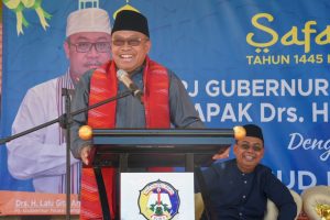 Halal Bihalal dengan Ribuan Guru di Bima, Pj Gubernur Miq Gita: Guru Pada Saatnya Akan Kikenang Sebagai Sumber Motivasi dan Inspirasi