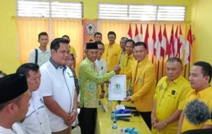 Ketua DPC PKB Djakfar Shodiq Ambil Formulir Pendaftaran Calon Bupati OKI