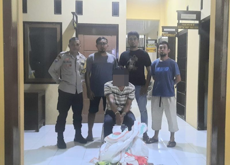 Beraksi di Rumah Kosong, Pelaku Diamankan ke Polres Sumbawa 