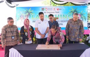 Komitmen Dukung Pengembangan Potensi Lokal, Bupati Djohan Sjamsu Resmikan Gedung Sentra Olahan Kelapa