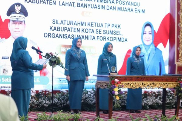 Pj. Ketua TP PKK Banyuasin Adhitya Trinia Apriliani Resmi Dilantik