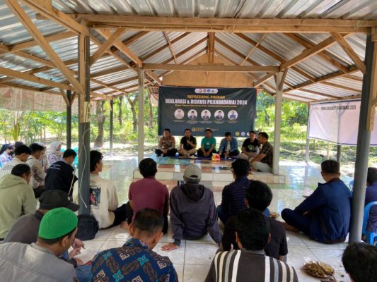 Sukseskan Pesta Demokrasi 2024, Karang Taruna Gerbang Sasak Diskusi Publik Pilkada Damai