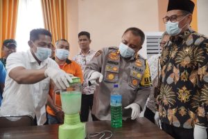 Polresta Mataram Musnahkan BB Sabu 971,72 Gram Hasil Ungkap Ops Antik Rinjani 2024