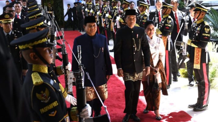 Presiden Jokowi dan Ibu Iriana Hadiri Pelantikan Presiden dan Wapres RI Masa Jabatan 2024-2029