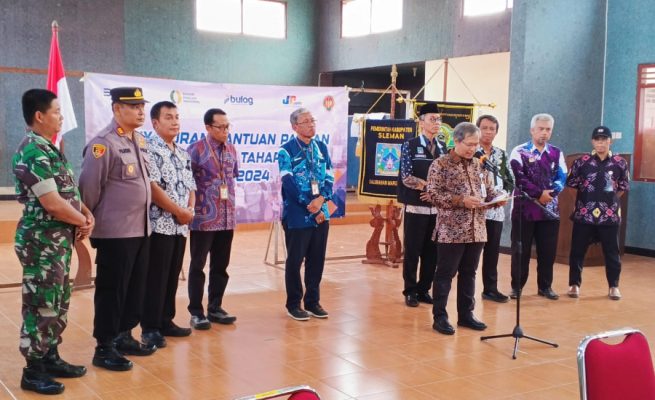 1042 Penerima Manfaat di Kalurahan Margakaton Dapat Bantuan Pangan Tahap II Dari Pemkab Sleman