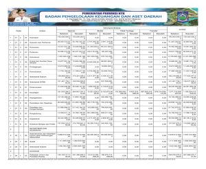 Ringkasan APBD Perubahan Pemprov NTB Diklasifikasikan Menurut Kelompok dan Jenis Pendapatan, Belanja dan Pembiayaan TA 2024 (15)