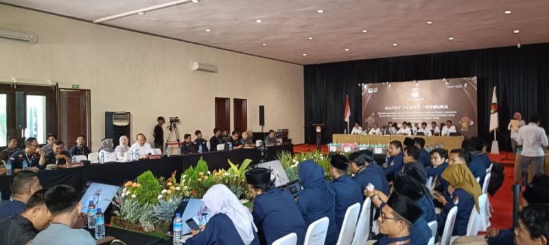 KPU Lombok Utara Gelar Rapat Pleno Terbuka Rekapitulasi Perolehan Suara Pilkada 2024