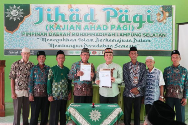 Perkuat Sinergi Berantas Narkoba, BNNK dan Muhammadiya Lampung Selatan Tandatangani PKS