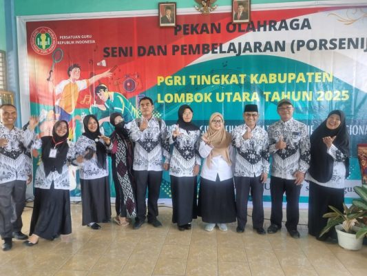 PGRI KLU Gelar Porsenijar, Tingkatkan Sportifitas dan Kreativitas Guru