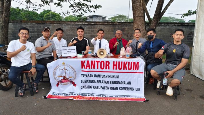YBH Sumatera Selatan Berkeadilan DPC Kabupaten OKI Gelar Konsultasi Hukum Gratis di HUT OKI ke-80